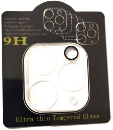 BLACKCLOUD Back Replacement Cover for iPhone 11 Pro & Max Back Rear, 9H Tempered Flexible Glass Lens Protector, Anti-Scratch Proof
