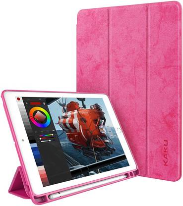 Caseelo Flip Cover for Apple iPad Air 3 (3rd Gen) 10.5" 2019 /Pro 10.5" 2017 Soft Front & Back Cover Pencil Holder Case