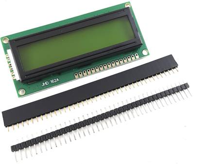 SME 16x2 Yellow LCD Display with Male and Female Header pin Electronic Components Electronic Hobby Kit