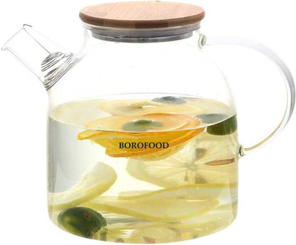 BOROFOOD 1000 L Glass Tea Jug