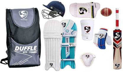 SG Size 4 with Duffle Bag and Spordy Ball Cricket Kit