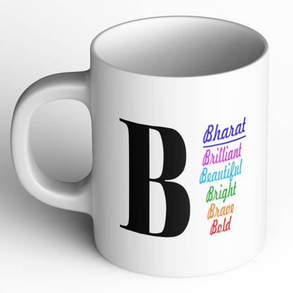 Abaronee Bharat c001 in name Ceramic Coffee Mug