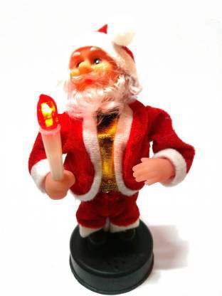 Dev Bhakti musical Santa Claus singing jingle bells music With Red light moving body