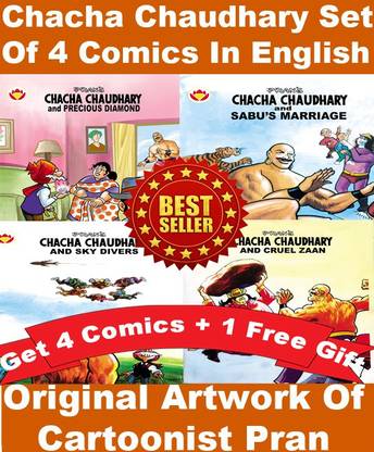 Chacha Chaudhary Comics In English Set Of 4