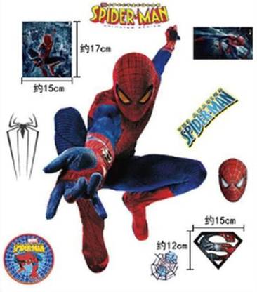 Interior Xpression 90 cm Wall Sticker "3D Spider-Man" Self Adhesive Sticker