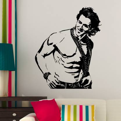 Craftywiz 68.92 cm Hrithik Wall Sticker Non-Reusable Sticker