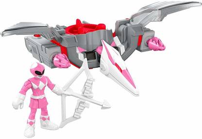 FISHER-PRICE Imaginext Power Rangers Pink Ranger & Pterodactyl Zord