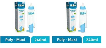 Little's Poly Maxi Three In One Feeding Bottle - 240 ml