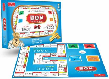 Folks Work Battle of Money (BOM) Money & Assets Board Game