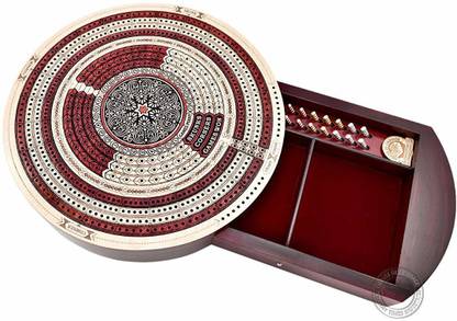 House of Cribbage Board Maple Party & Fun Board Game