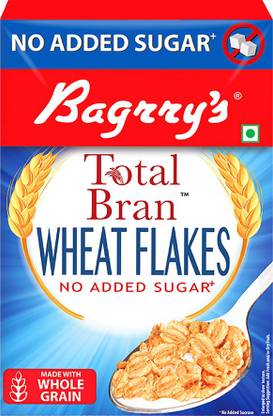 Bagrry's Total Bran Wheat Flakes- No Added Sugar Box