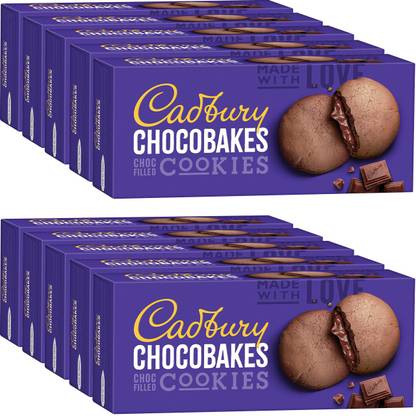 Cadbury Chocobakes Choc Filled Cookies Biscuit