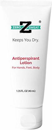 ZeroSweat Deodorant Lotion Deodorant Cream  -  For Men & Women