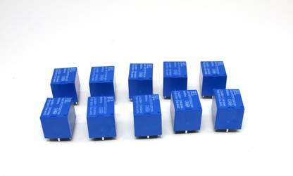 MAKER AND HACKER 10 Pcs 12V PCB MOUNT SUGAR CUBE RELAY Electronic Components Electronic Hobby Kit