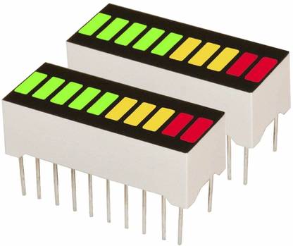 Electrobot 10 Segment LED Bar Graph Display 3 Colors Light Electronic Hobby Kit