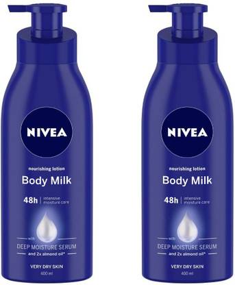NIVEA Body Milk Nourishing Lotion (400 ml) SET OF 2