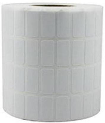 youtech 25MMX14MM (1 inch X0.55 inch) Barcode Label Self-adhesive Paper Label (White) 1ROLL 8000 LABELS set of 1 Roll Permanent Self Adhesive Paper Label
