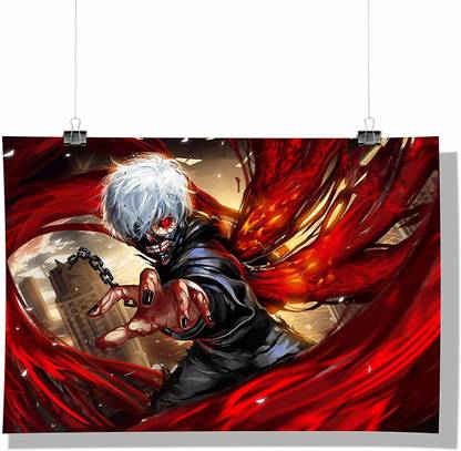 Anime-Ken kaneki's kagune-Tokyo Ghoul Wall Décor Poster | Poster for Home | Poster for Office |[ Frame Not Included ] Size A3 [12 x 18 inchs ] Paper Print