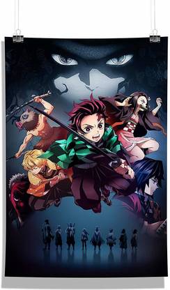 Anime Demon slayerkimetsu no Yaiba Wall Décor Poster | Poster for Home | Poster for Office |[ Frame Not Included ] Size A3 [12 x 18 inchs ] Canvas Art