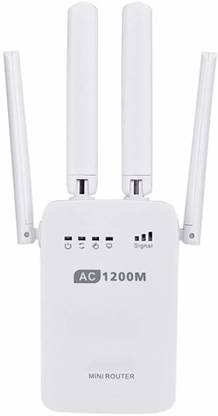 fosa WiFi Range Wireless Router WiFi Range Extender 2.4 GHz 1200 Mbps Wifi Speed Dual Band External Antenna Ethernet (Cable Broadband)