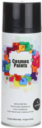 Cosmos Paints Black Spray Paint 400 ml