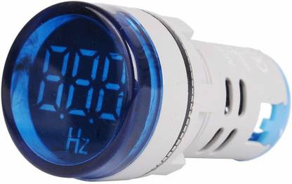 ROBIN TEPER Hz Metar 0101 Digital Display Electricity Frequency Meter 20-75Hz 22 Mm (Blue) Digital Voltage Tester