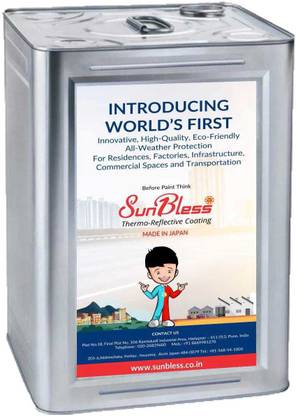 sunbless Thermo Reflective Coating White Emulsion Wall Paint