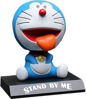 PA08Prise Doraemon Bobble Head with Stand & Mobile Holder Car Dashboard Office Desk Table Top with Box