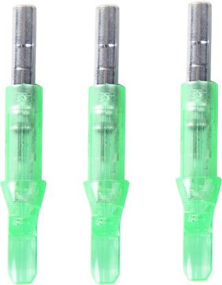 Nema Automatically Lighted Arrow Nock -45.5mm - Green - 3 Pcs Arrow Puller