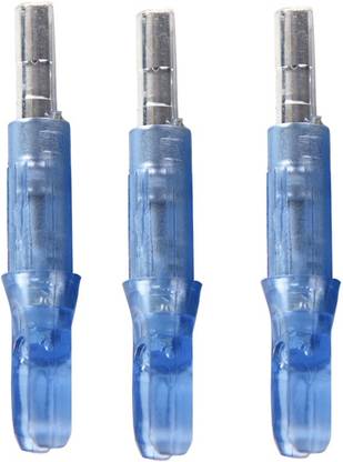 Nema Automatically Lighted Arrow Nock -45.5mm - Blue - 3 Pcs Arrow Puller