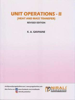 Unit Operations-II  - Heat and Mass Transfer (Volume - 2)