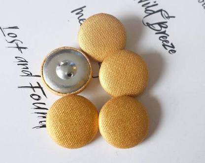 RTM FABRIC CLOTH BUTTONS *12 Fabric Buttons
