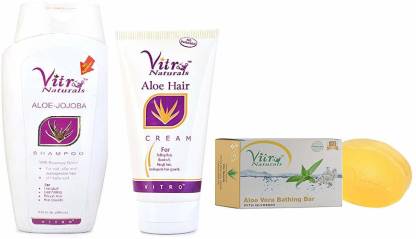 Vitro Naturals Combo Pack of Aloe Jojoba shampoo