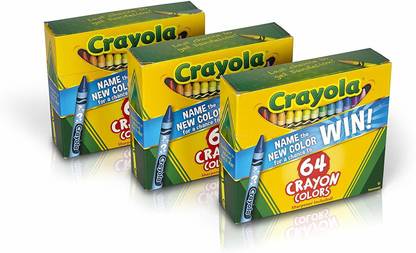 CRAYOLA Crayons 64 Count (Set Of 3), Bulk Crayons