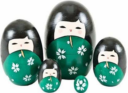 JapanBargain Matryoshka Kokeshi Nesting Doll