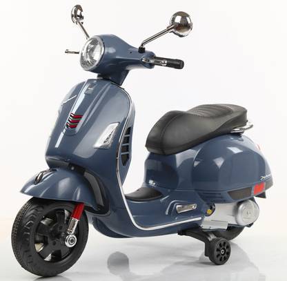 Toy House Vespa Rechargeable Battery Operated Ride-on scooter for Kids(3 to 7yrs), Grey Bike Battery Operated Ride On