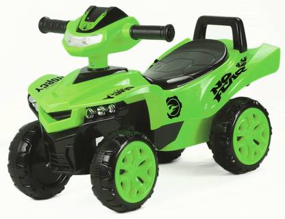 Toy House Racing Turbo Push ATV for kids(1 to 3yrs) , Green Bike Non Battery Operated Ride On