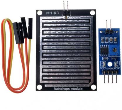 Super Debug Raindrops Detection Sensor Modue Rain Module Weather Module Humidity for Arduino, Blue Electronic Components Electronic Hobby Kit