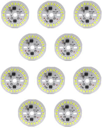 SME 10 Pics 12 Watt Direct On Board LED Bulb Raw Material White Color Light Electronic Hobby Kit