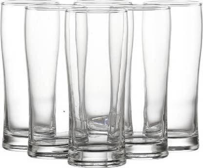 AB ENTERPRISE (Pack of 6) JUICE FANCY GLASS 345 ml, Clear, Pack of 6 Glass Set Glass Set Water/Juice Glass