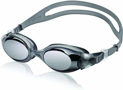 SPEEDO Hydrosity Mirrored Swim Goggle, Charcoal, One Size Swimming Goggles