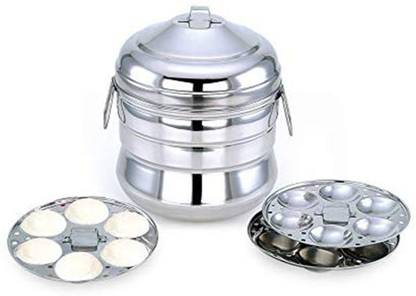 Shoppernation Alisha Heavy Quality 9 Idly Maker Cooker Idli Cooker Steamer Induction & Standard Idli Maker