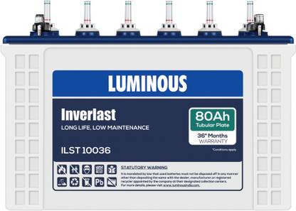 LUMINOUS 36 Months Warranty Tubular Inverter Battery
