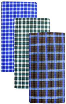 Blueleaf Checkered Multicolor Lungi