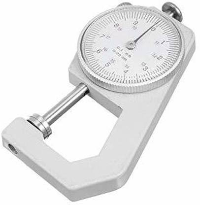 DIY Crafts Dial Pocket Flat Head Thickness Gauge Measuring Tool, 0-20 mm Micrometer Screw Gauge