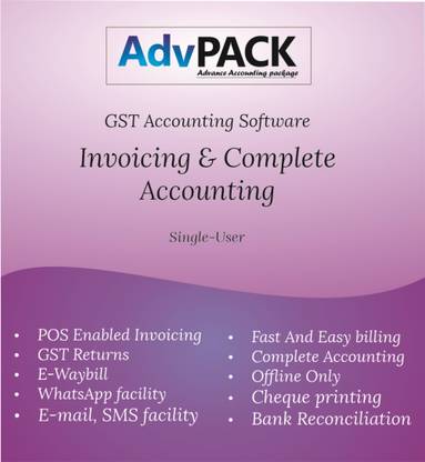 AdvPACK General Accounting Software Price in India - Buy AdvPACK ...