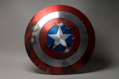 Comics Captain America Shield HD Wallpaper Background Fine Art Print