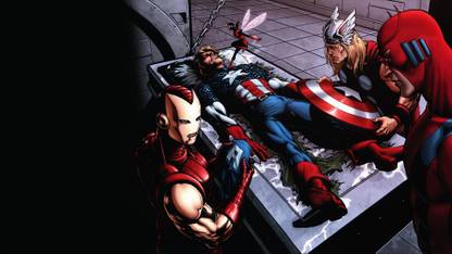 Comics Marvel Comic Thor Captain America Iron Man HD Wallpaper Background Paper Print
