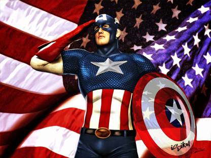 Comics Captain America Marvel HD Wallpaper Background Paper Print