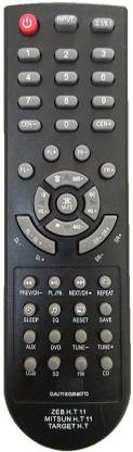 King Enterprise ZEB H.T 11/MITSUN H.T 11 KING ZEB ht-11 Home TheaterREMOTE CONTROLLER ZEBRONICS Remote Controller
